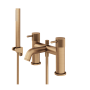 Abacus Iso Pro Deck Mounted Bath-Shower Mixer - Brushed Bronze