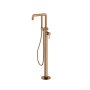 Abacus Iso Pro Freestanding Bath-Shower Mixer - Brushed Bronze