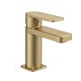 Abacus Edge Mini Mono Basin Mixer - Brushed Brass