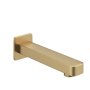 Abacus Edge Wall Mounted Bath Spout - Brushed Brass