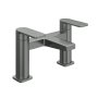 Abacus Edge Deck Mounted Bath Filler - Anthracite