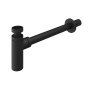 Abacus Designer Round Bottle Trap - Matt Black