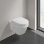 Villeroy & Boch Architectura Compact Wall-Mounted Rimless Washdown Toilet with Directflush - White Alpin