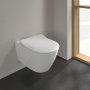 Villeroy & Boch Subway 2.0 Wall-Mounted Rimless Washdown Toilet with Directflush - White Alpin