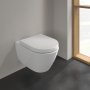 Villeroy & Boch Subway 2.0 Wall-Mounted Rimless Washdown Toilet with Directflush - White Alpin