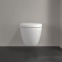 Villeroy & Boch Subway 2.0 Compact Wall-Mounted Rimless Washdown Toilet with Directflush - White Alpin