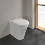 Villeroy & Boch O.Novo Compact Floor-Standing Rimless Washdown Toilet with Directflush - White Alpin