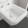 Villeroy & Boch Architectura Square Soft Close Toilet Seat and Cover with Quick Release - White Alpin