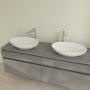 Villeroy & Boch Loop & Friends 560 x 380mm Curved Countertop Basin with Overflow - White Alpin