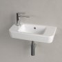 Villeroy & Boch O.Novo 500mm Wall-Hung Cloakroom Basin with Overflow - Left Hand