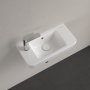 Villeroy & Boch O.Novo 500mm Wall-Hung Cloakroom Basin with Overflow - Left Hand