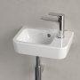 Villeroy & Boch O.Novo 360mm Wall-Hung Cloakroom Basin with Overflow - Right Hand