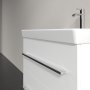 Villeroy & Boch Avento 600mm 2 Drawer Vanity Unit with Chrome Handles - Brilliant White