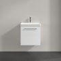 Villeroy & Boch Avento 500mm 1 Right Hand Door Vanity Unit - Brilliant White