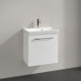 Villeroy & Boch Avento 500mm 1 Right Hand Door Vanity Unit - Brilliant White