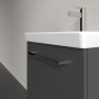 Villeroy & Boch Avento 500mm 1 Right Hand Door Vanity Unit - Matt Graphite