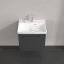 Villeroy & Boch Avento 500mm 1 Right Hand Door Vanity Unit - Matt Graphite