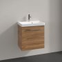 Villeroy & Boch Avento 500mm 1 Right Hand Door Vanity Unit - Oak Kansas