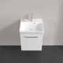 Villeroy & Boch Avento 400mm 1 Right Hand Door Vanity Unit - Brilliant White