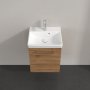 Villeroy & Boch Avento 400mm 1 Right Hand Door Vanity Unit - Oak Kansas