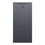 Laufen Pro Marbond Anthracite 1600 x 700mm Shower Tray (Drain on Short Side)