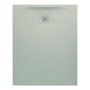 Laufen Pro Marbond Light Grey 1000 x 900mm Shower Tray (Drain on Short Side)