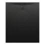 Laufen Pro Marbond Black 1300 x 800mm Shower Tray (Drain on Short Side)