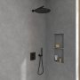 Villeroy & Boch Universal Concealed Dual Outlet Thermostatic Shower Valve - Matt Black