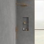 Villeroy & Boch Universal Concealed Dual Outlet Thermostatic Shower Valve - Brushed Gold