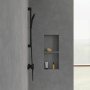 Villeroy & Boch Universal Exposed Square Thermostatic Shower Mixer - Matt Black