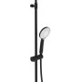 Villeroy & Boch Universal Exposed Dual Shower System with 200mm Shower Head - Matt Black