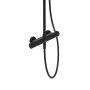 Villeroy & Boch Universal Exposed Dual Shower System with 200mm Shower Head - Matt Black