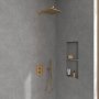 Villeroy & Boch Universal Square 250mm Shower Head - Brushed Gold