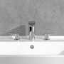 Villeroy & Boch Liberty Three-Hole Basin Mixer - Chrome