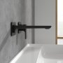 Villeroy & Boch Subway 3.0 Wall Mounted Single Lever Basin Mixer - Matt Black