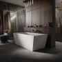 Trojan Darlington 1700 x 800mm Double Ended Back To Wall Freestanding Bath