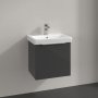 Villeroy & Boch Architectura 500 x 470mm 1 Drawer Vanity Unit - Grey