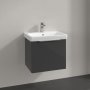 Villeroy & Boch Architectura 550 x 470mm 1 Drawer Vanity Unit - Grey