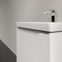 Villeroy & Boch Subway 3.0 500mm 1 Drawer Vanity Unit with Chrome Handles - Brilliant White