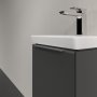 Villeroy & Boch Subway 3.0 350mm 1 Door Vanity Unit with Chrome Handle - Graphite