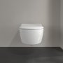 Villeroy & Boch Avento Wall-Mounted Pan & Slim Soft Close Seat Combi-Pack - White Alpin