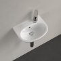 Villeroy & Boch O.Novo 360 x 275mm Wall Hung Compact Right Hand Basin - White Alpin