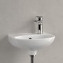 Villeroy & Boch O.Novo 360 x 275mm Wall Hung Compact Right Hand Basin - White Alpin