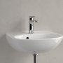 Villeroy & Boch O.Novo 450mm Wall Hung Oval Basin - White Alpin