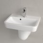 Villeroy & Boch O.Novo 500 x 370 x 160mm Basin with Overflow - White Alpin