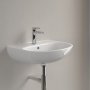 Villeroy & Boch O.Novo 550mm Wall Hung Oval Basin - White Alpin