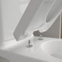 Villeroy & Boch O.Novo Close-Coupled Washdown Open-Back Toilet Suite - White Alpin