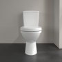 Villeroy & Boch O.Novo Close-Coupled Washdown Open-Back Toilet Suite - White Alpin