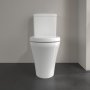 Villeroy & Boch O.Novo Comfort Height Close-Coupled Rimless Washdown Toilet - White Alpin