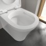 Villeroy & Boch O.Novo Comfort Height Close-Coupled Rimless Washdown Toilet - White Alpin